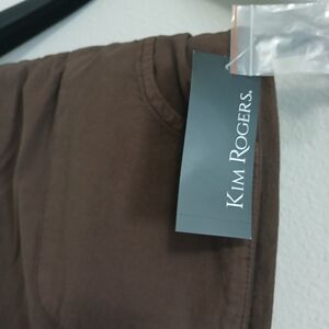 Kim Rogers - Brown capri pants size SM